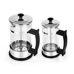 Factory Supply Wholesale Newest Stainless Steel Plunger Heat Resistant Glass French Press Coffee Maker